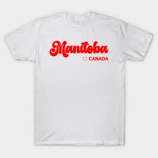 Manitoba: I love Canada T-Shirt